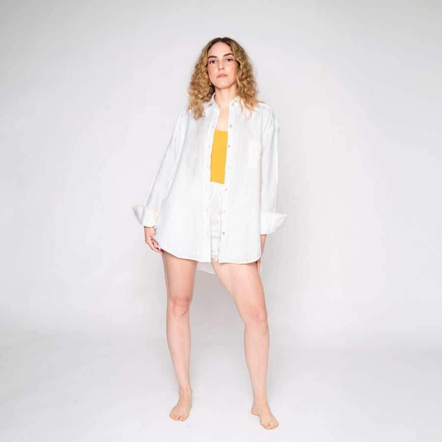 Set María Bordado Amarillo