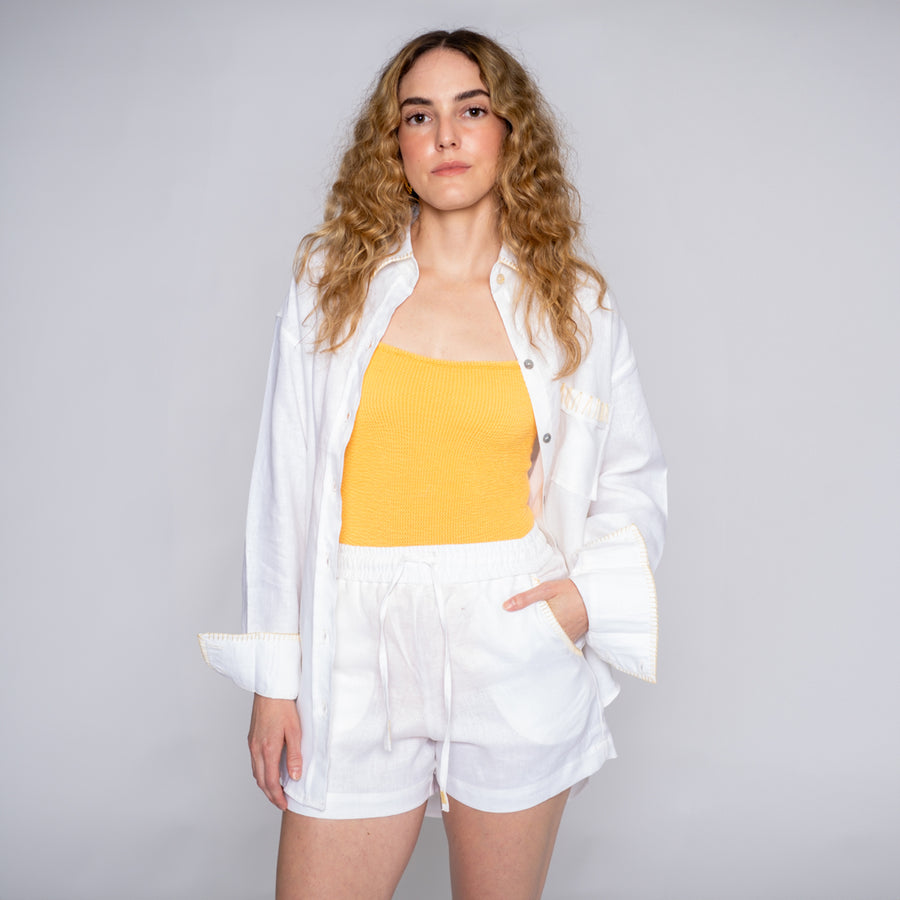 Set María Bordado Amarillo